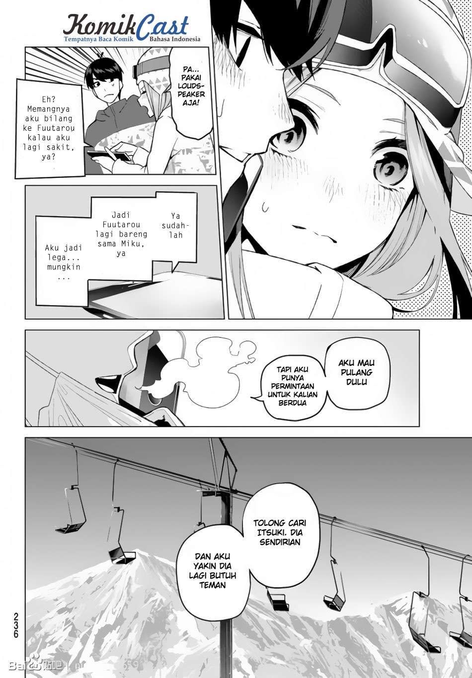 Go-toubun no Hanayome Chapter 30 - halaman 7