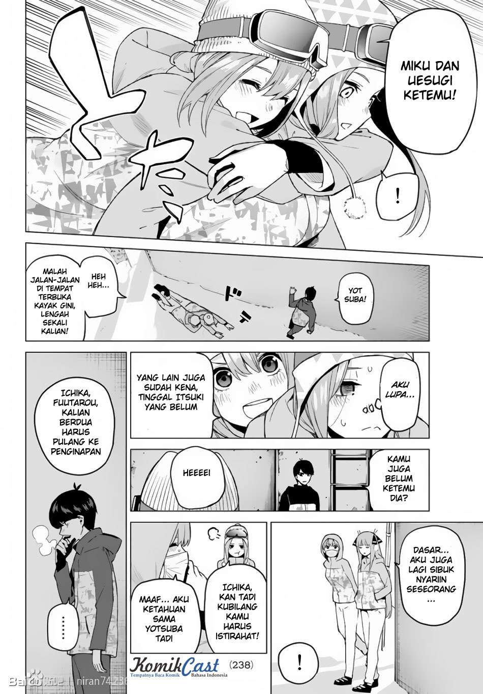 Go-toubun no Hanayome Chapter 30 - halaman 9