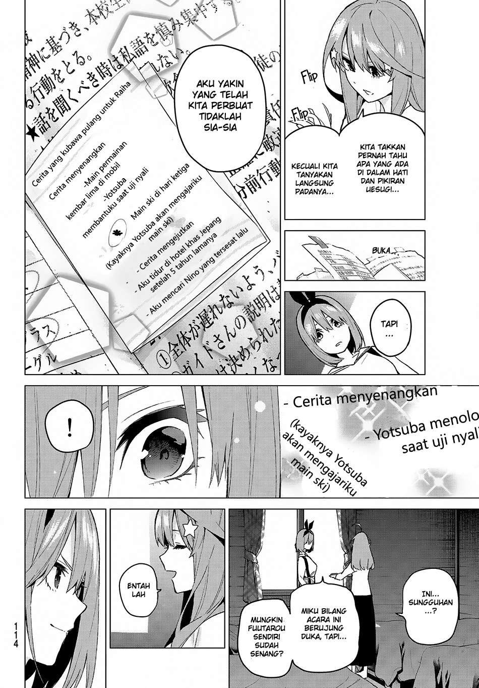 Go-toubun no Hanayome Chapter 31 - halaman 12