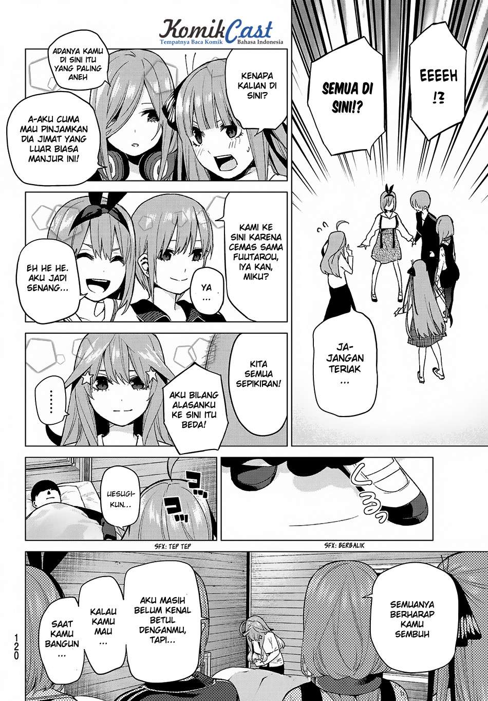 Go-toubun no Hanayome Chapter 31 - halaman 17
