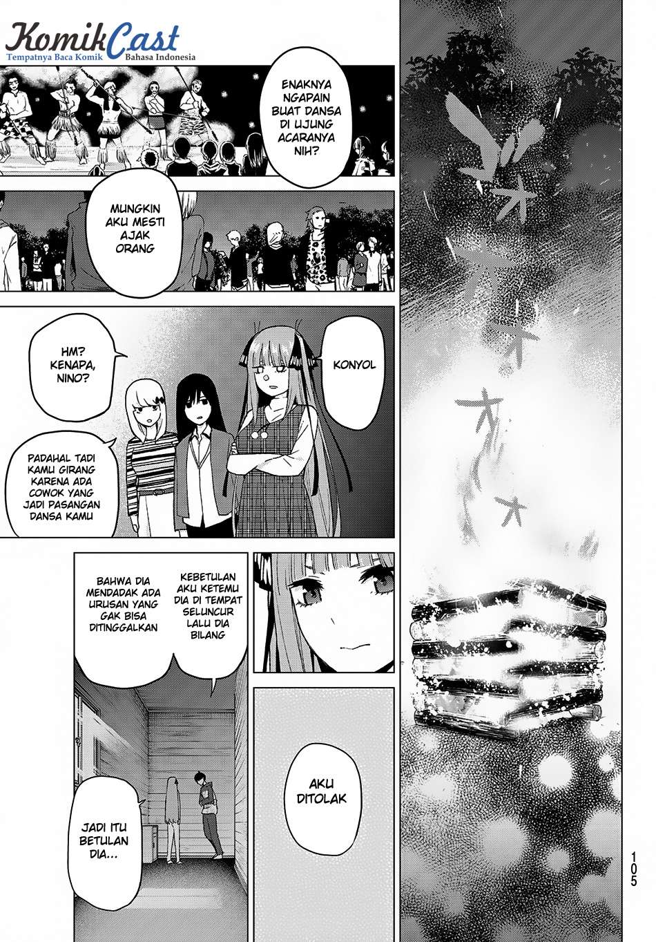 Go-toubun no Hanayome Chapter 31 - halaman 4