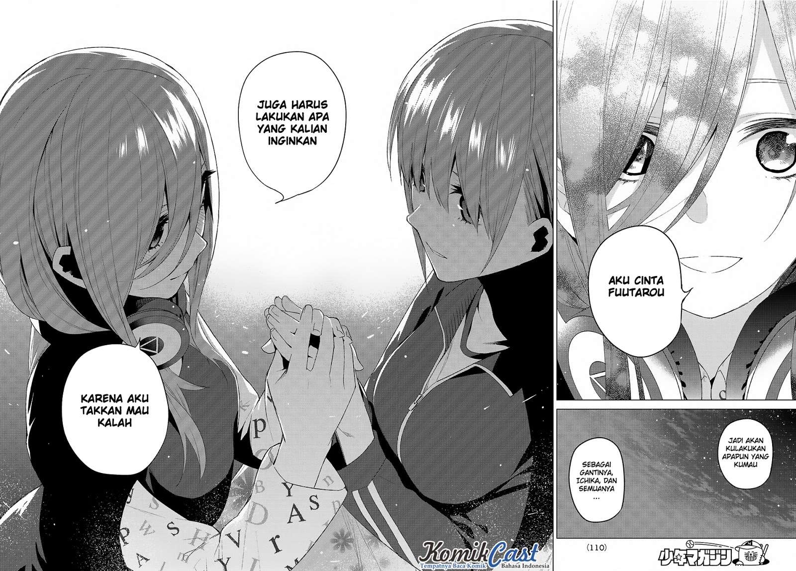 Go-toubun no Hanayome Chapter 31 - halaman 9