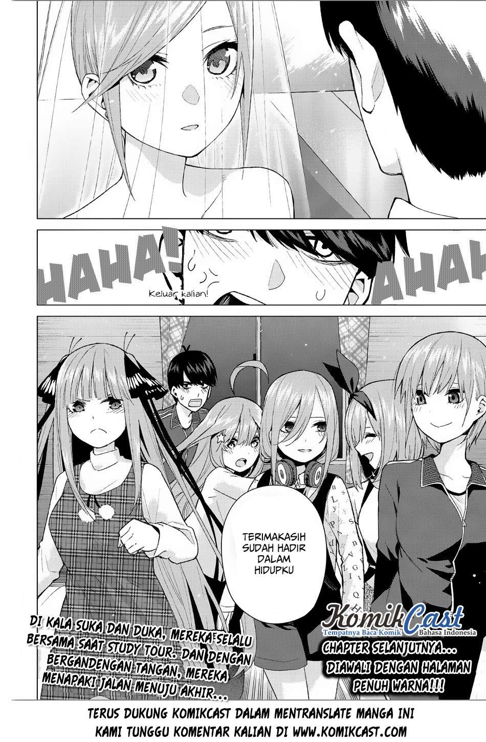 Go-toubun no Hanayome Chapter 32 - halaman 22