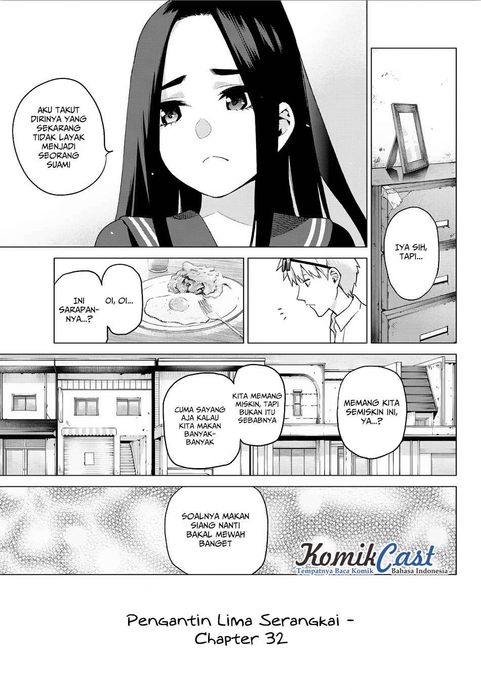 Go-toubun no Hanayome Chapter 32 - halaman 4