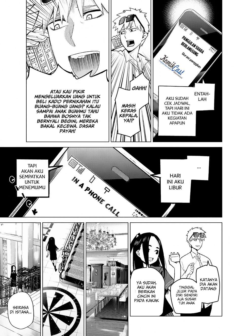 Go-toubun no Hanayome Chapter 32 - halaman 8