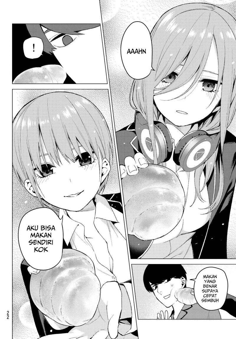 Go-toubun no Hanayome Chapter 33 - halaman 14