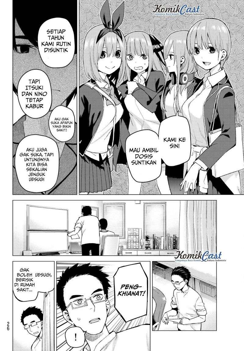 Go-toubun no Hanayome Chapter 33 - halaman 18