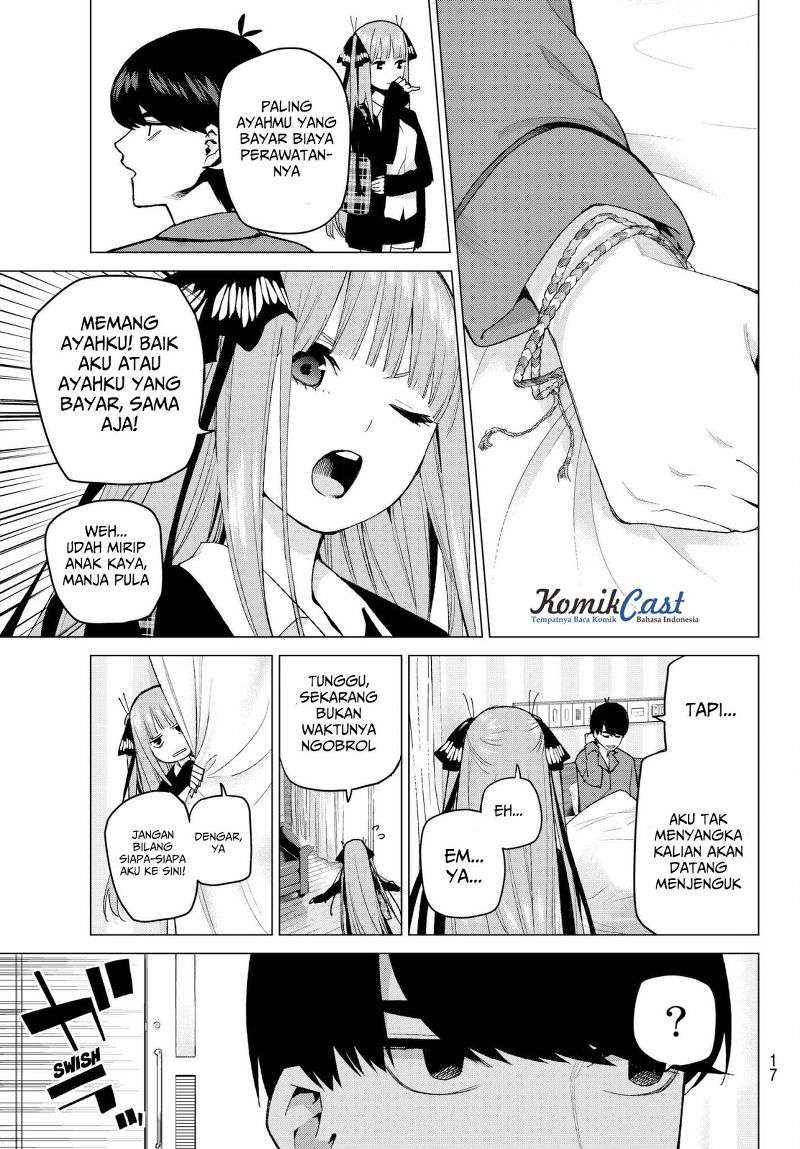 Go-toubun no Hanayome Chapter 33 - halaman 9