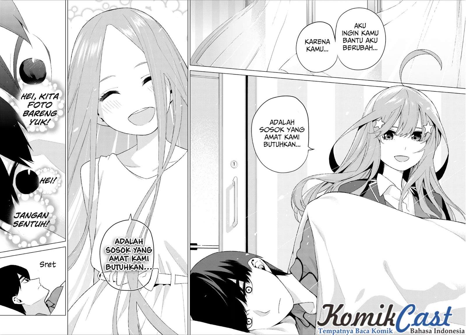 Go-toubun no Hanayome Chapter 34 - halaman 17
