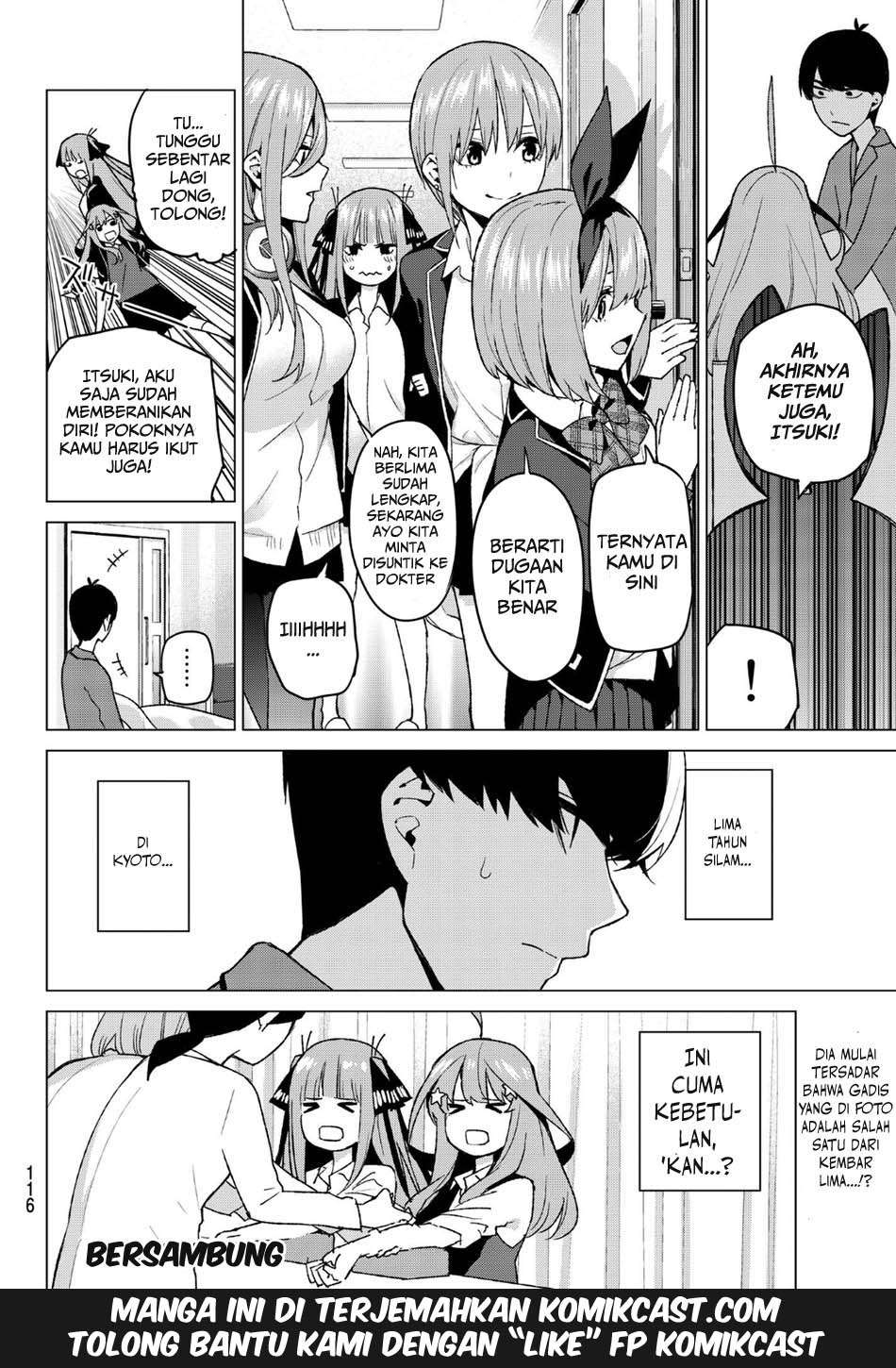Go-toubun no Hanayome Chapter 34 - halaman 20