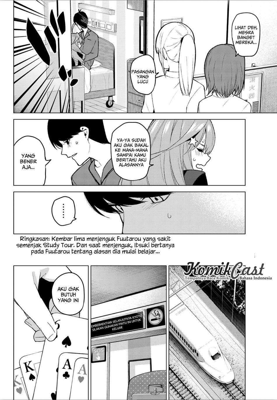 Go-toubun no Hanayome Chapter 34 - halaman 3