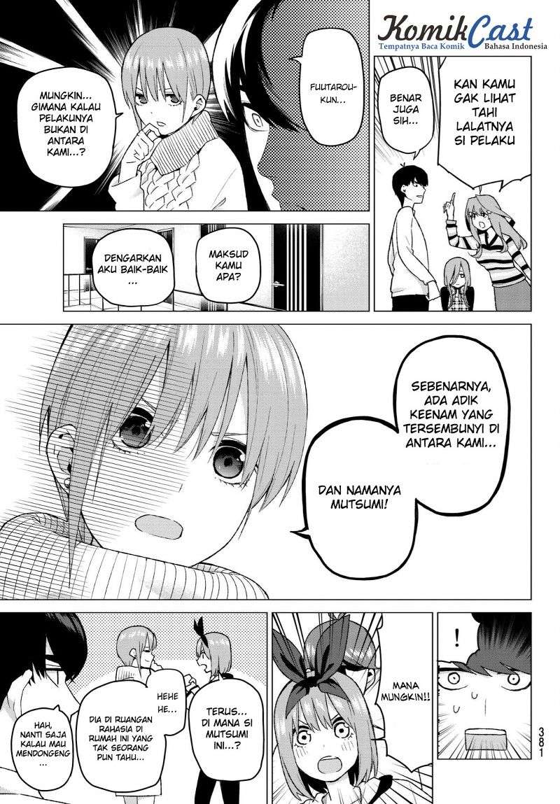 Go-toubun no Hanayome Chapter 35 - halaman 10