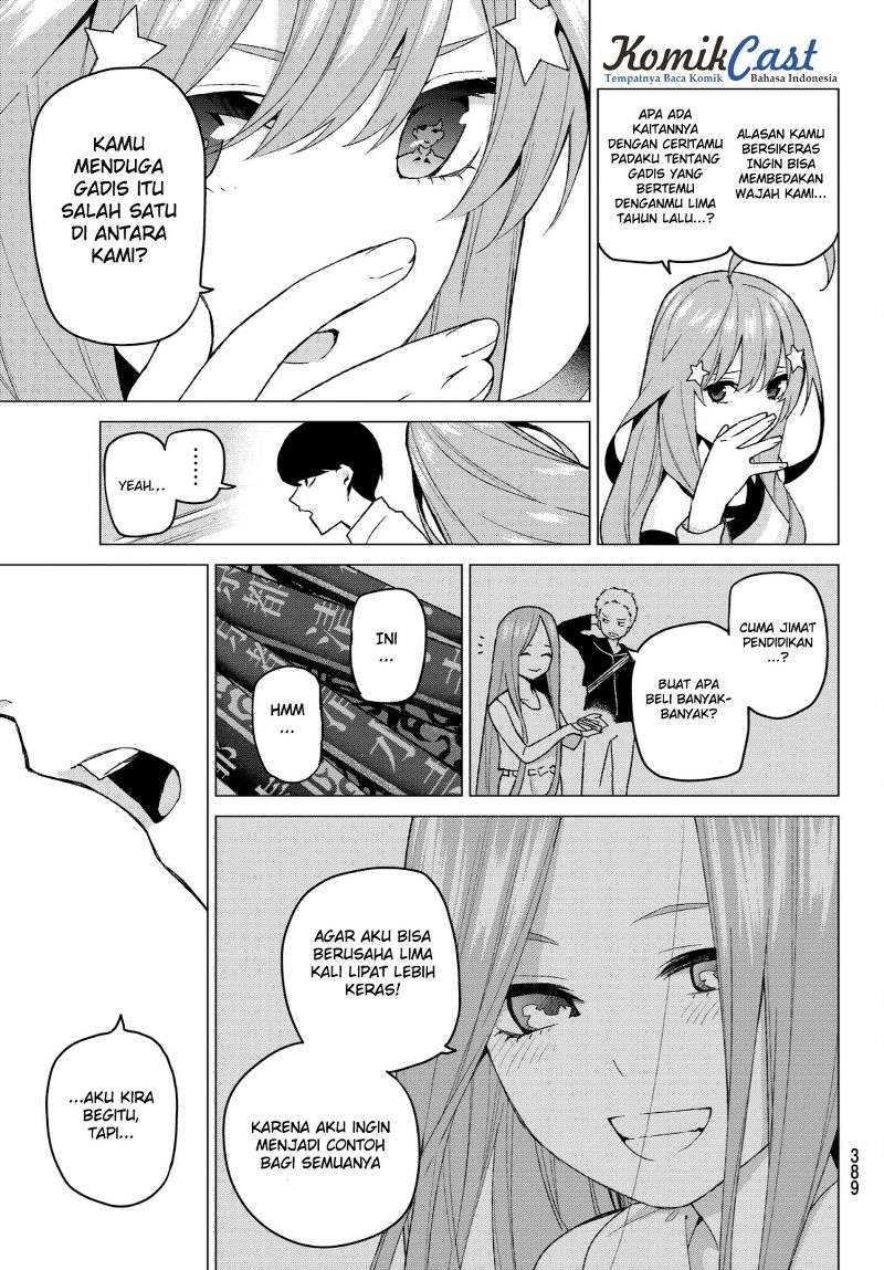 Go-toubun no Hanayome Chapter 35 - halaman 18