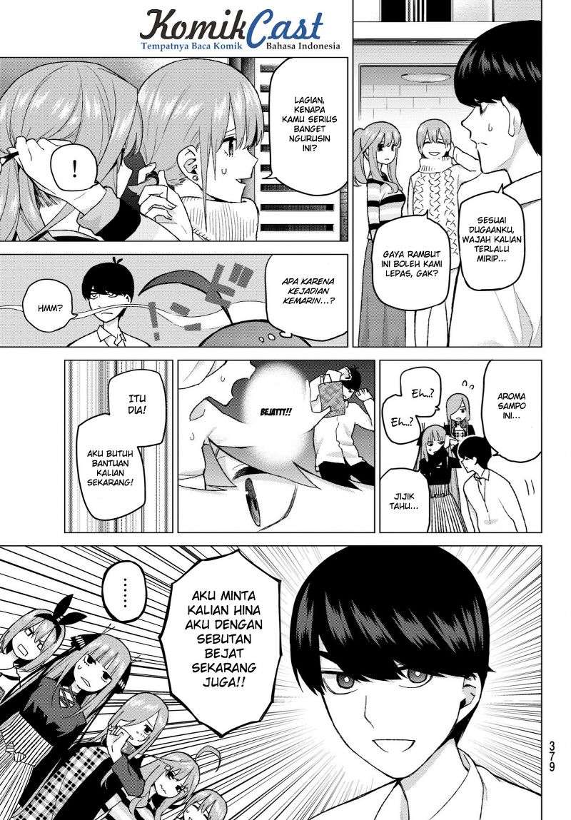 Go-toubun no Hanayome Chapter 35 - halaman 8