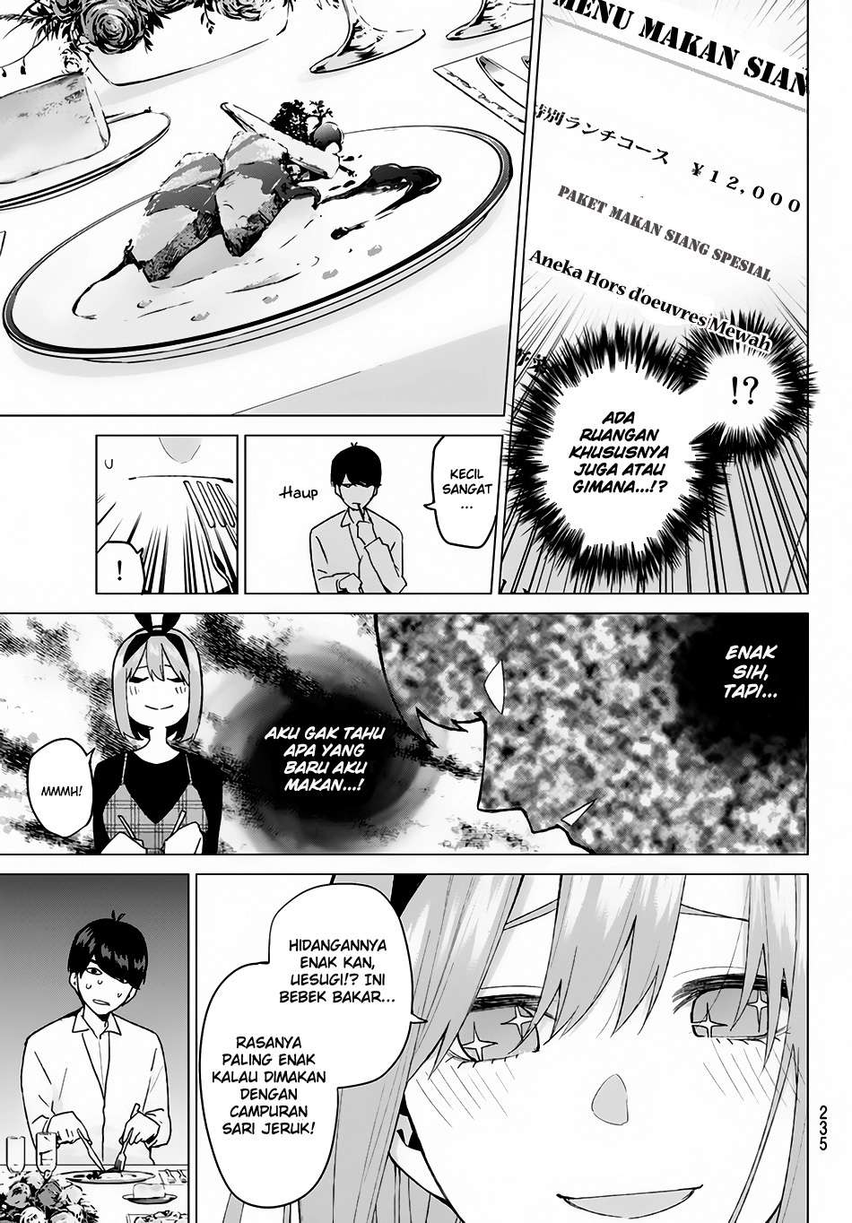 Go-toubun no Hanayome Chapter 36 - halaman 11