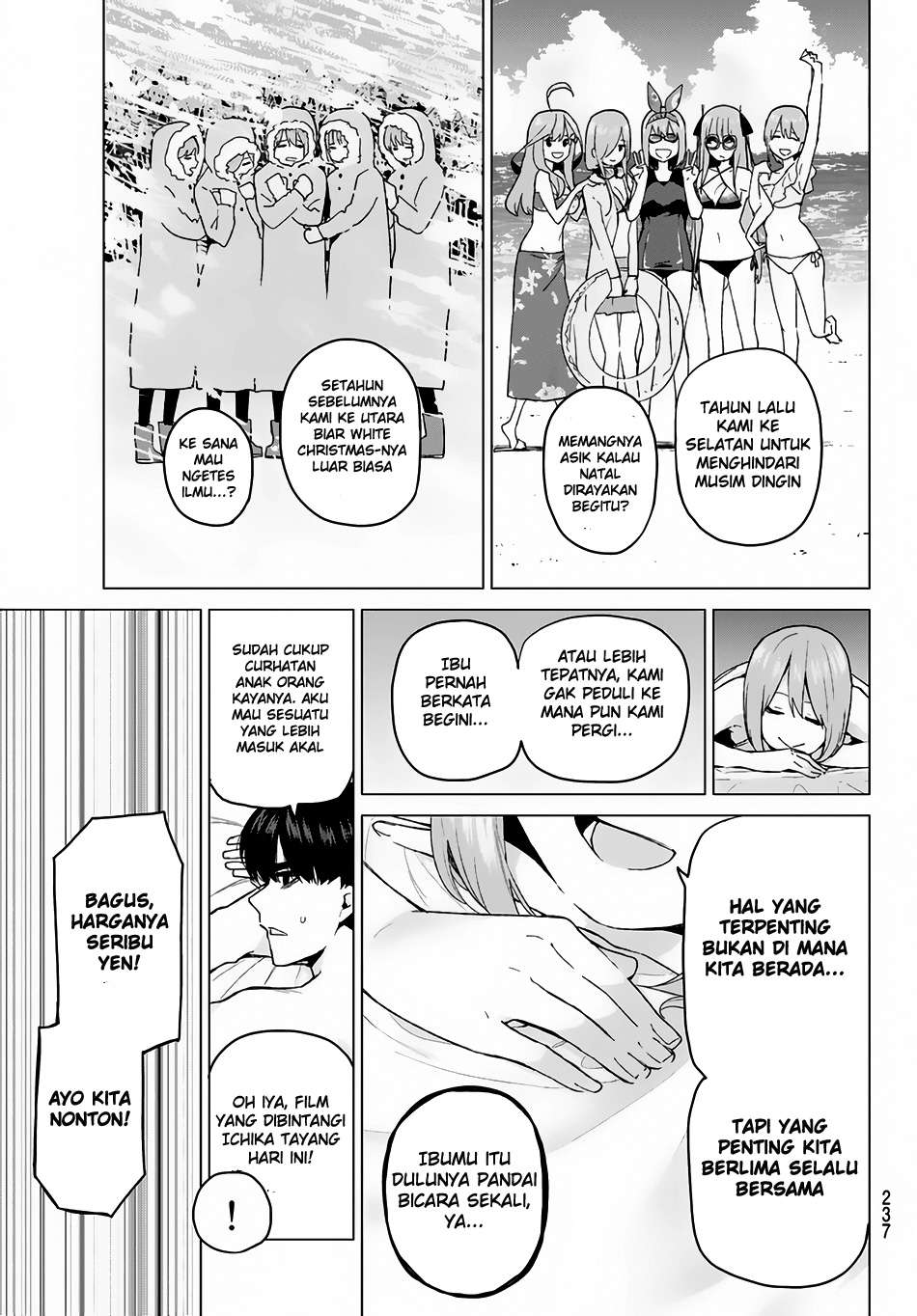 Go-toubun no Hanayome Chapter 36 - halaman 13