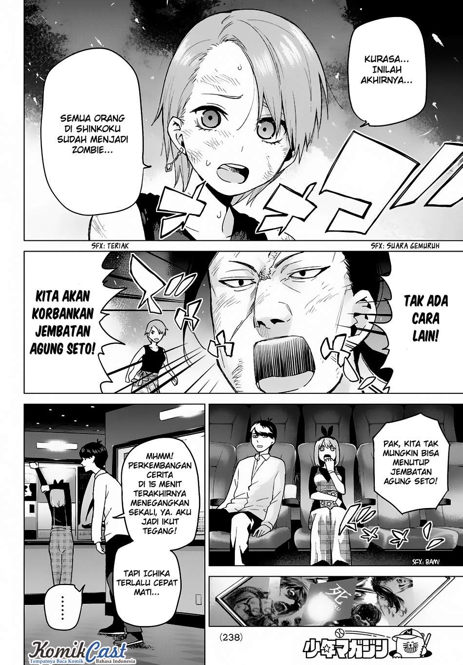 Go-toubun no Hanayome Chapter 36 - halaman 14