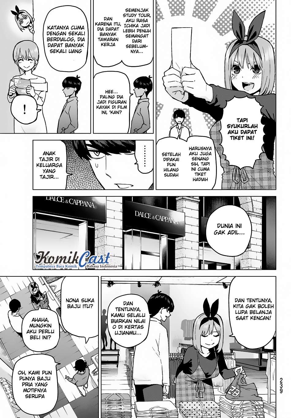Go-toubun no Hanayome Chapter 36 - halaman 15