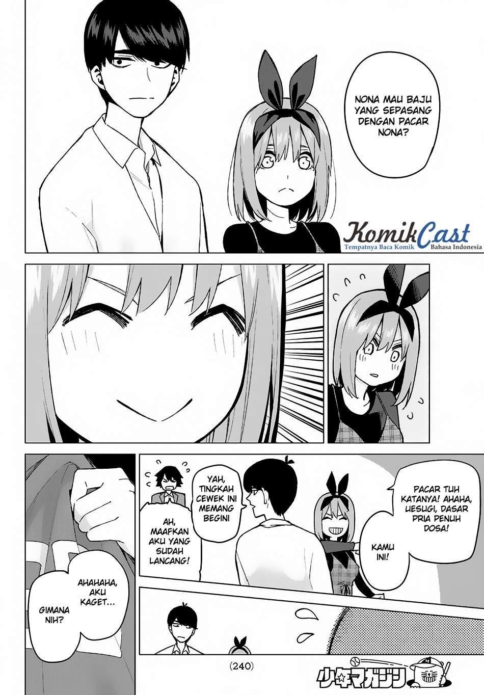 Go-toubun no Hanayome Chapter 36 - halaman 16