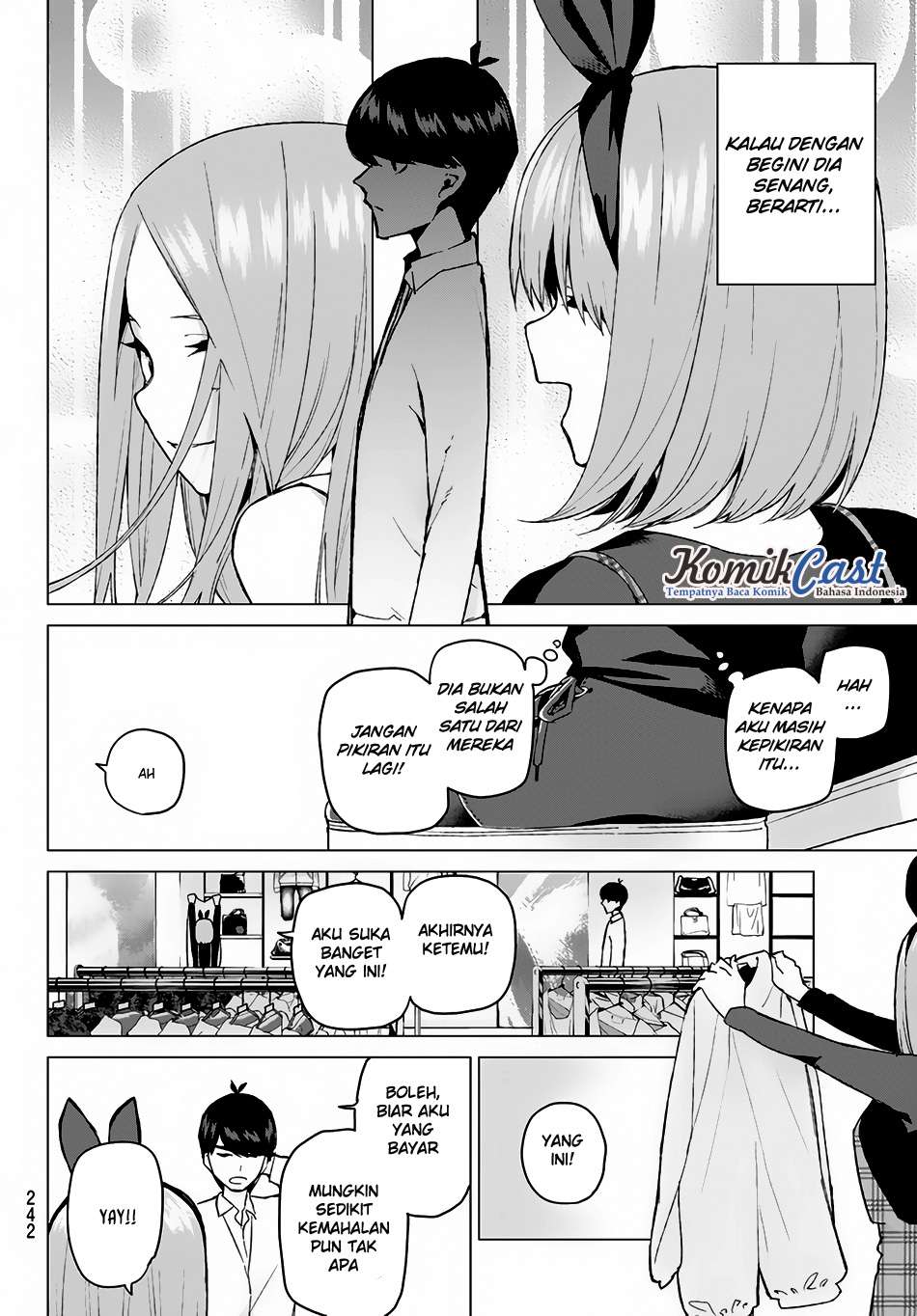Go-toubun no Hanayome Chapter 36 - halaman 18