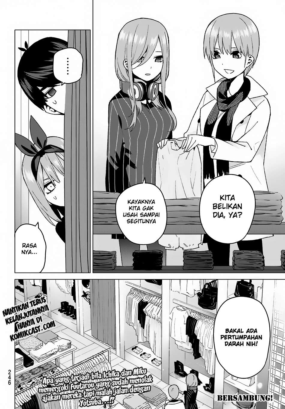 Go-toubun no Hanayome Chapter 36 - halaman 22