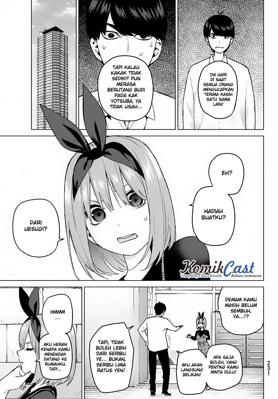 Go-toubun no Hanayome Chapter 36 - halaman 7