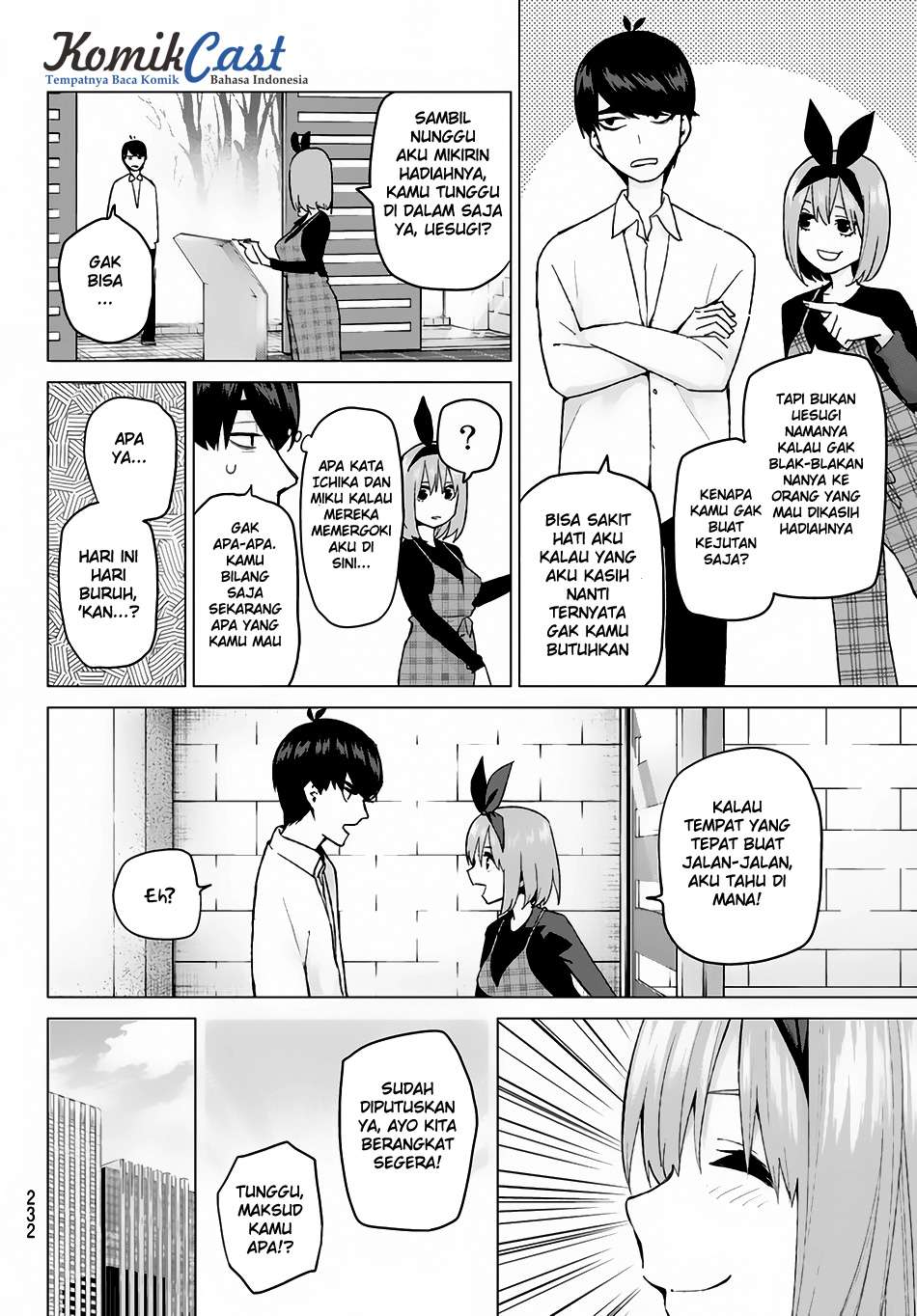 Go-toubun no Hanayome Chapter 36 - halaman 8