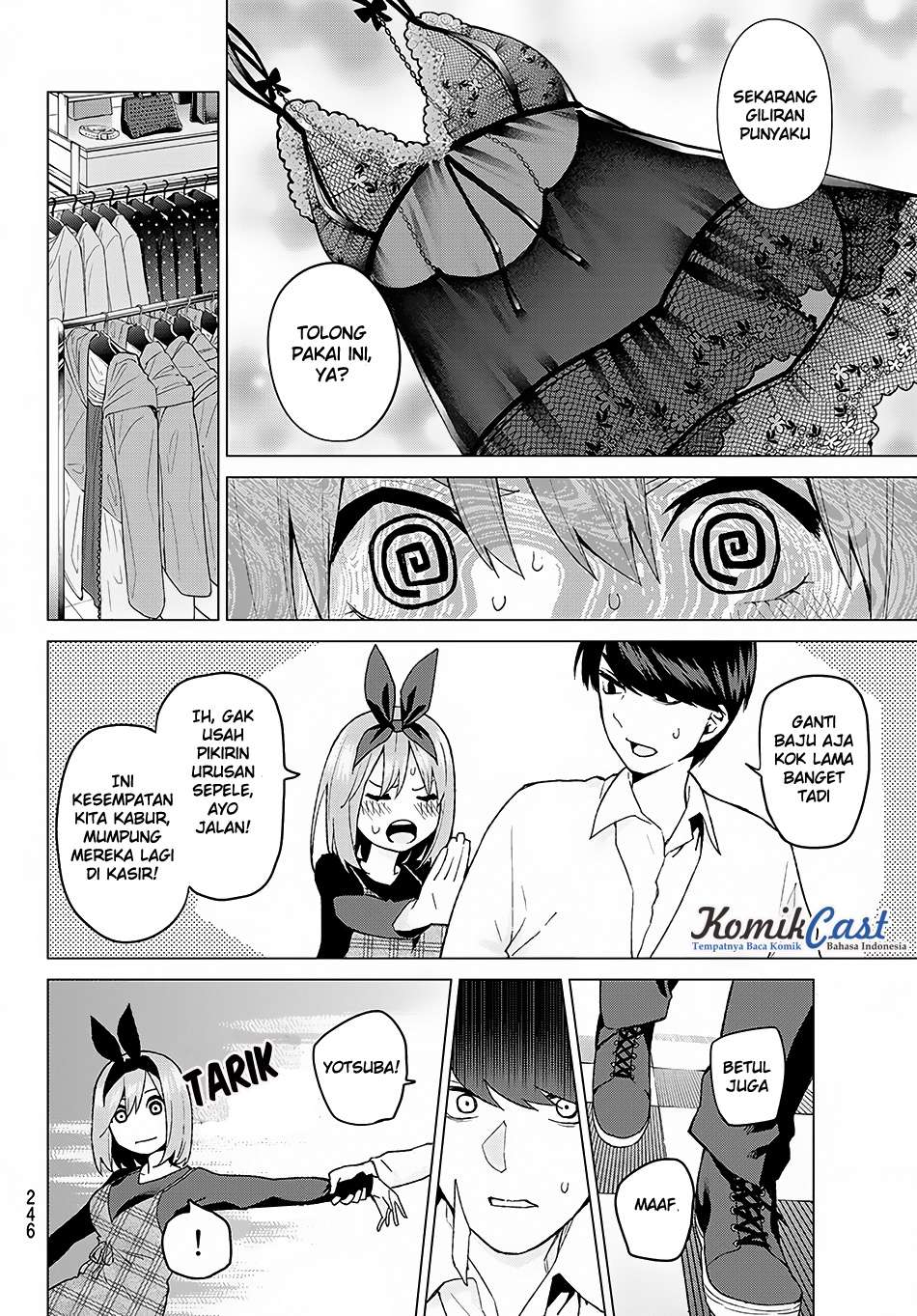 Go-toubun no Hanayome Chapter 37 - halaman 10