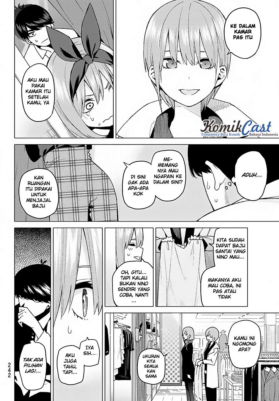 Go-toubun no Hanayome Chapter 37 - halaman 6