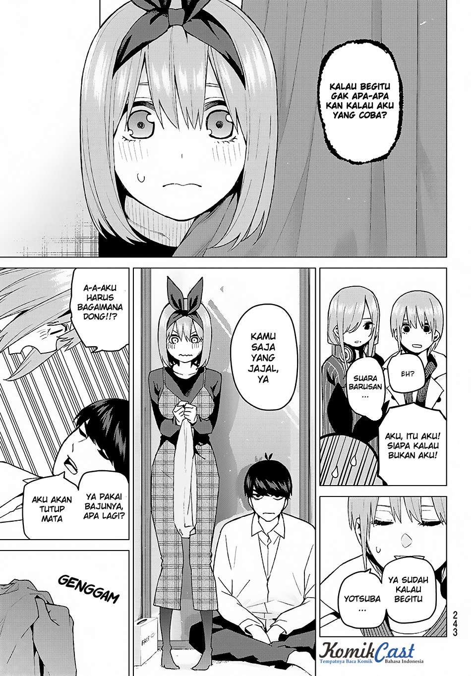 Go-toubun no Hanayome Chapter 37 - halaman 7