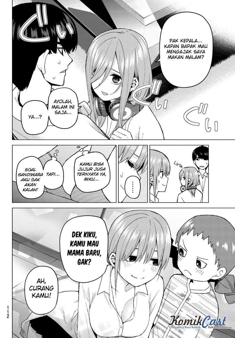 Go-toubun no Hanayome Chapter 38 - halaman 12
