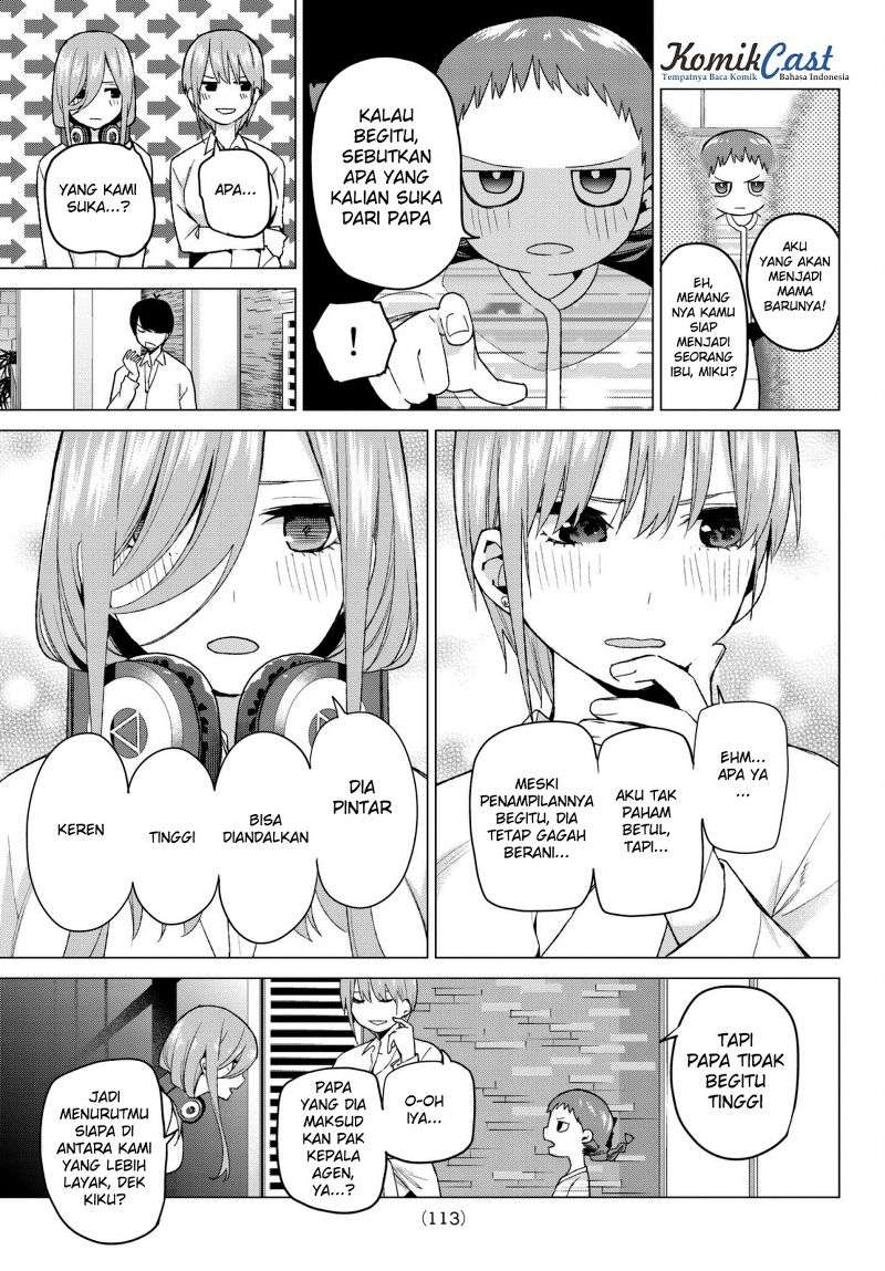 Go-toubun no Hanayome Chapter 38 - halaman 13