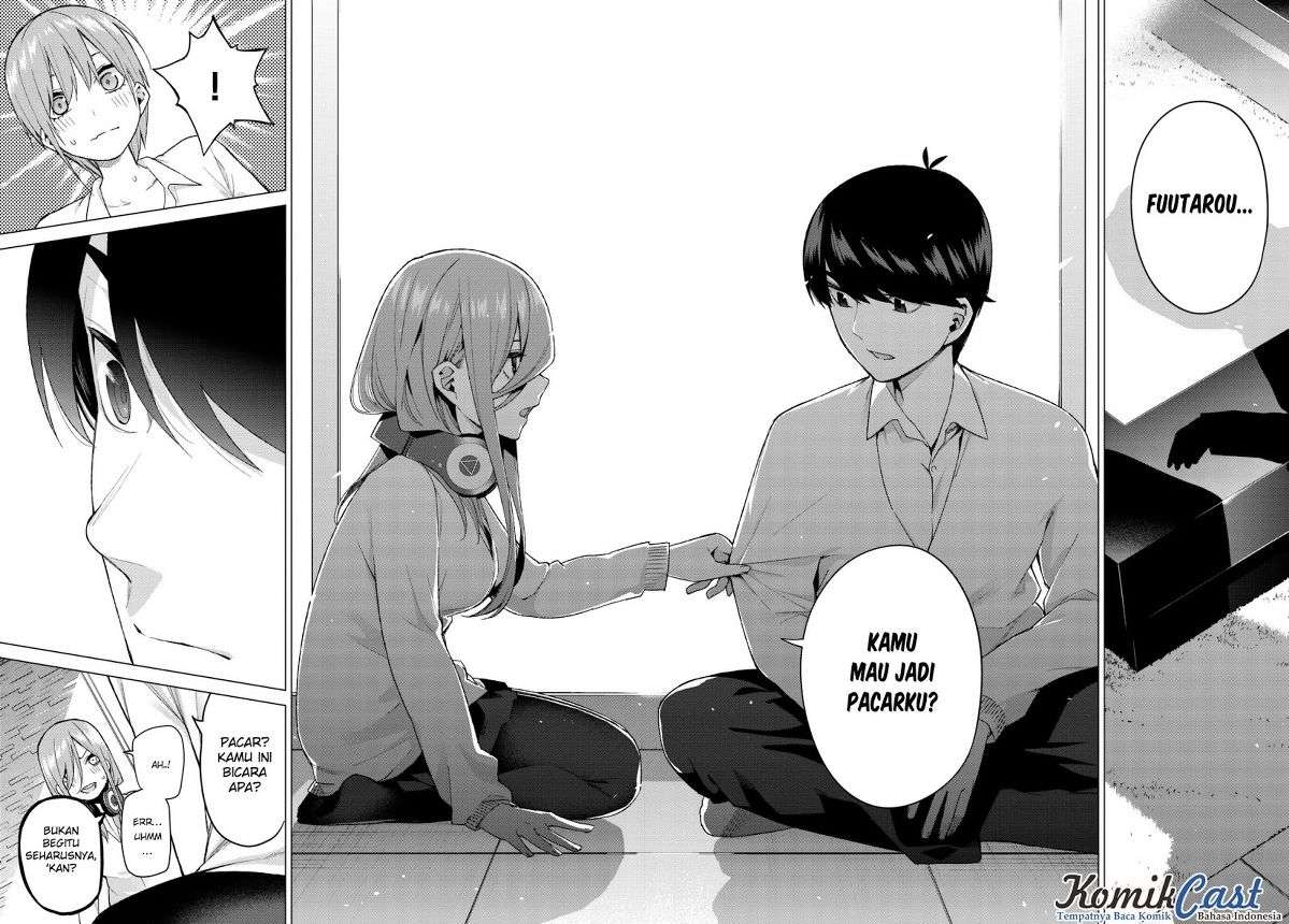 Go-toubun no Hanayome Chapter 38 - halaman 16