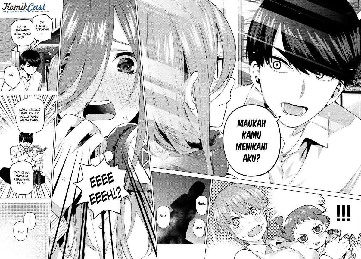 Go-toubun no Hanayome Chapter 38 - halaman 17