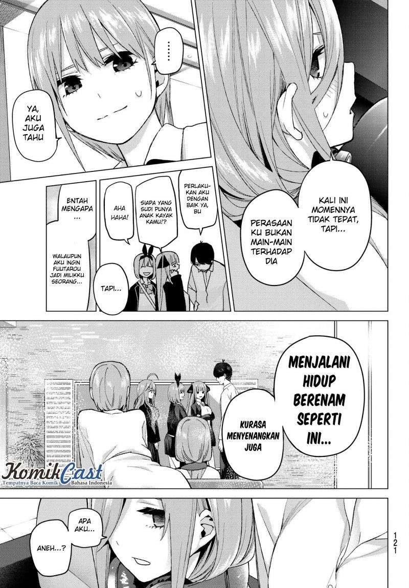 Go-toubun no Hanayome Chapter 38 - halaman 19
