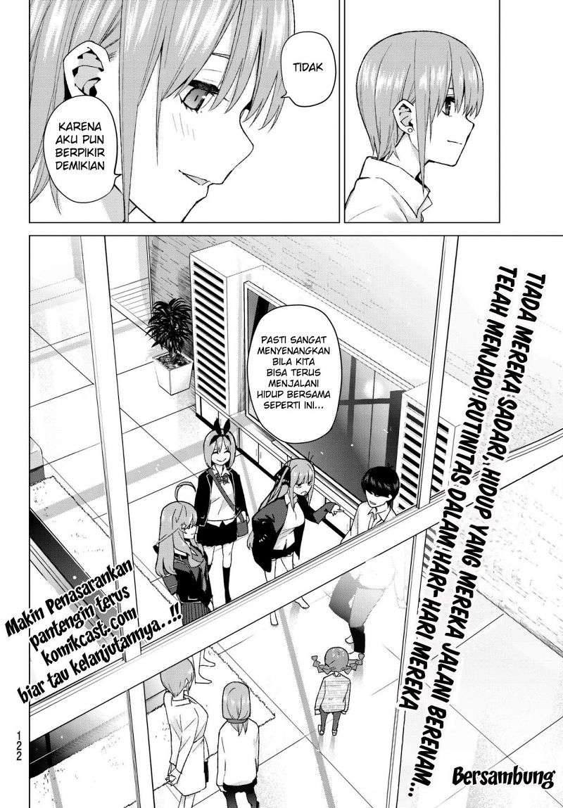 Go-toubun no Hanayome Chapter 38 - halaman 20