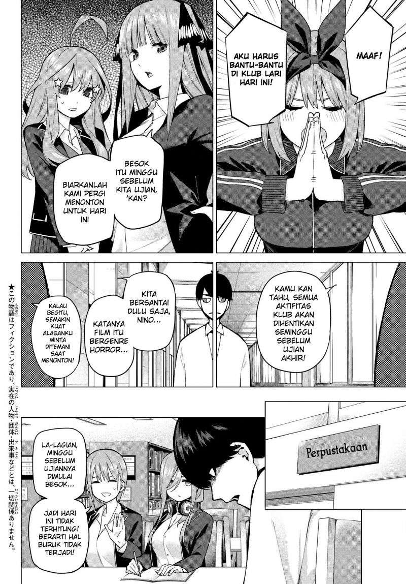 Go-toubun no Hanayome Chapter 38 - halaman 4