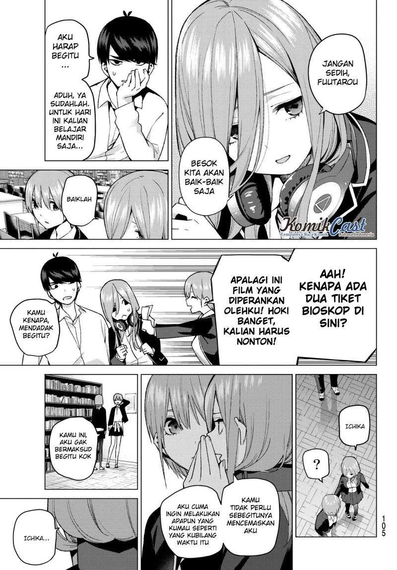 Go-toubun no Hanayome Chapter 38 - halaman 5
