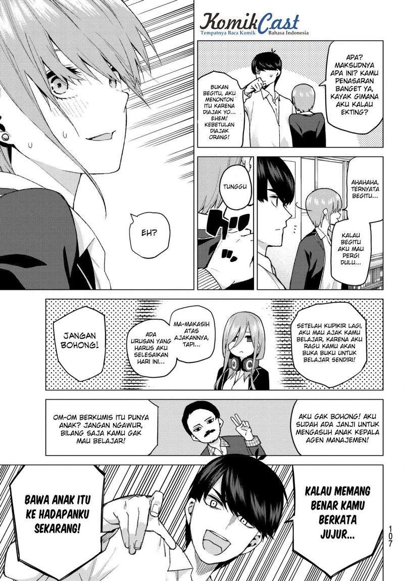 Go-toubun no Hanayome Chapter 38 - halaman 7