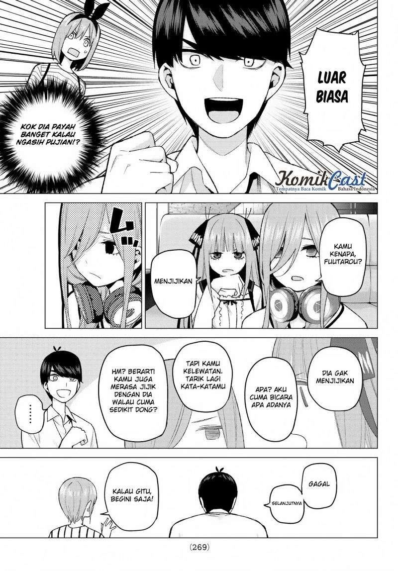 Go-toubun no Hanayome Chapter 39 - halaman 13