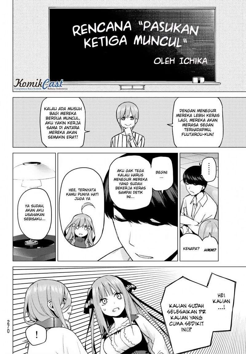 Go-toubun no Hanayome Chapter 39 - halaman 14