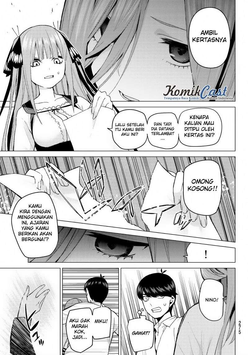 Go-toubun no Hanayome Chapter 39 - halaman 19