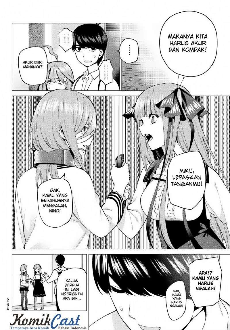 Go-toubun no Hanayome Chapter 39 - halaman 8