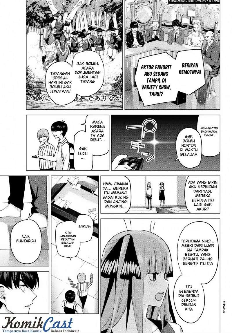 Go-toubun no Hanayome Chapter 39 - halaman 9