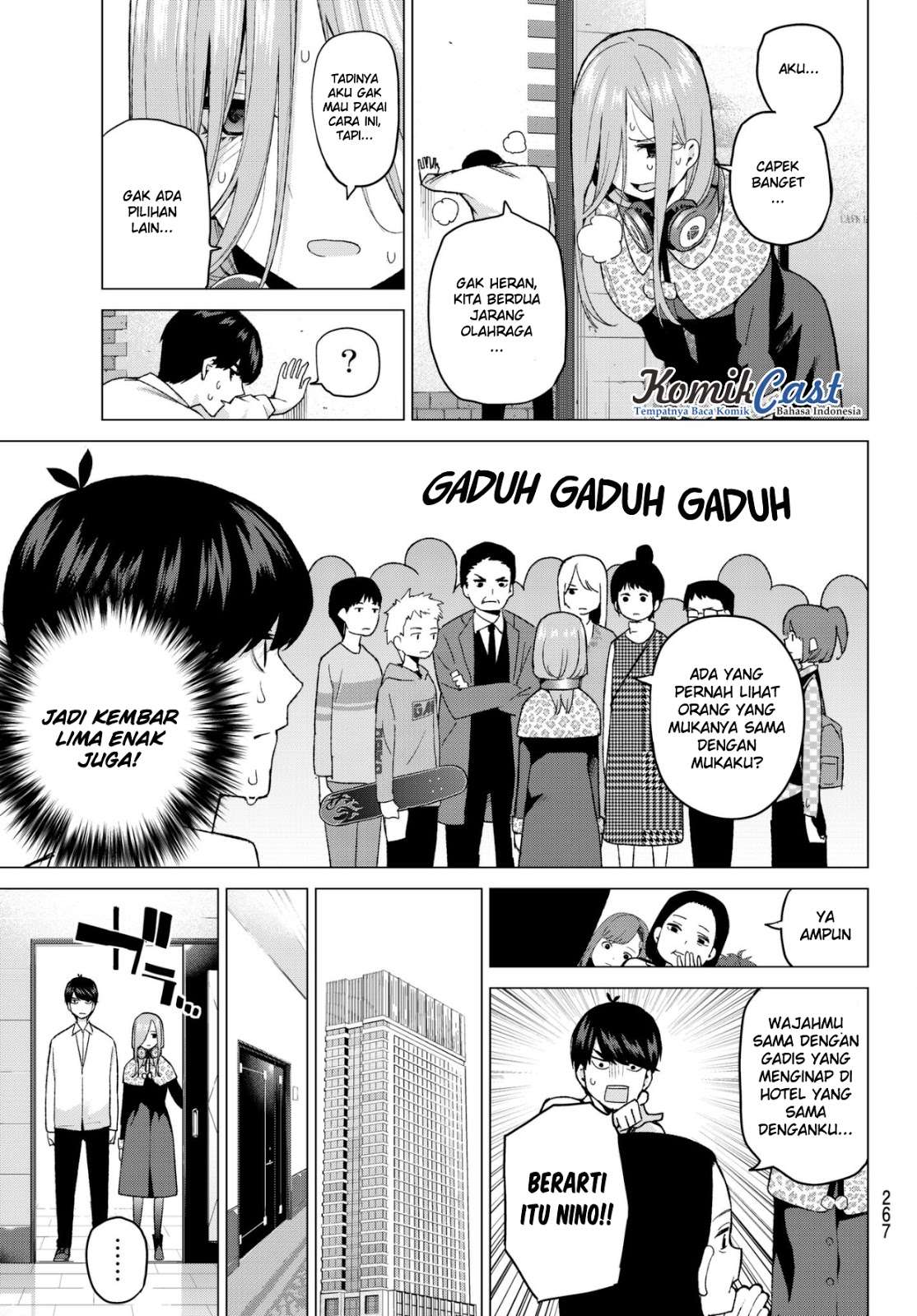 Go-toubun no Hanayome Chapter 40 - halaman 11