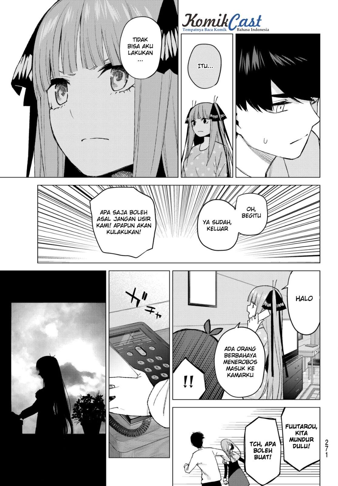 Go-toubun no Hanayome Chapter 40 - halaman 15