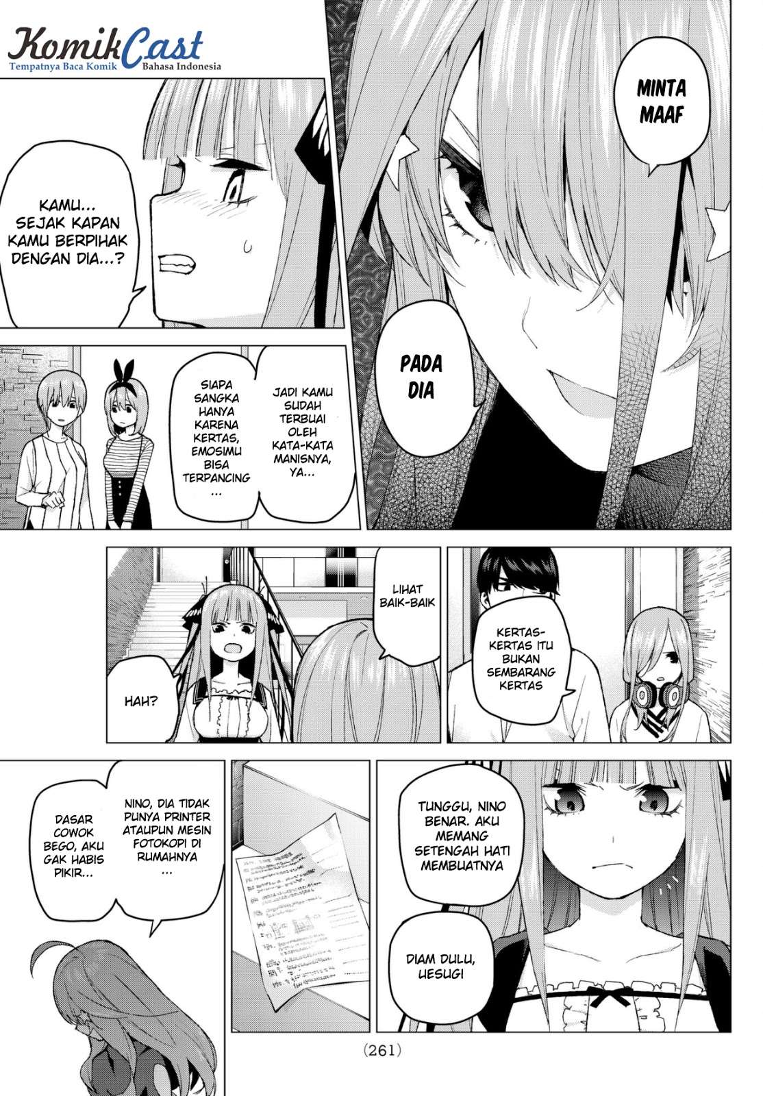 Go-toubun no Hanayome Chapter 40 - halaman 5