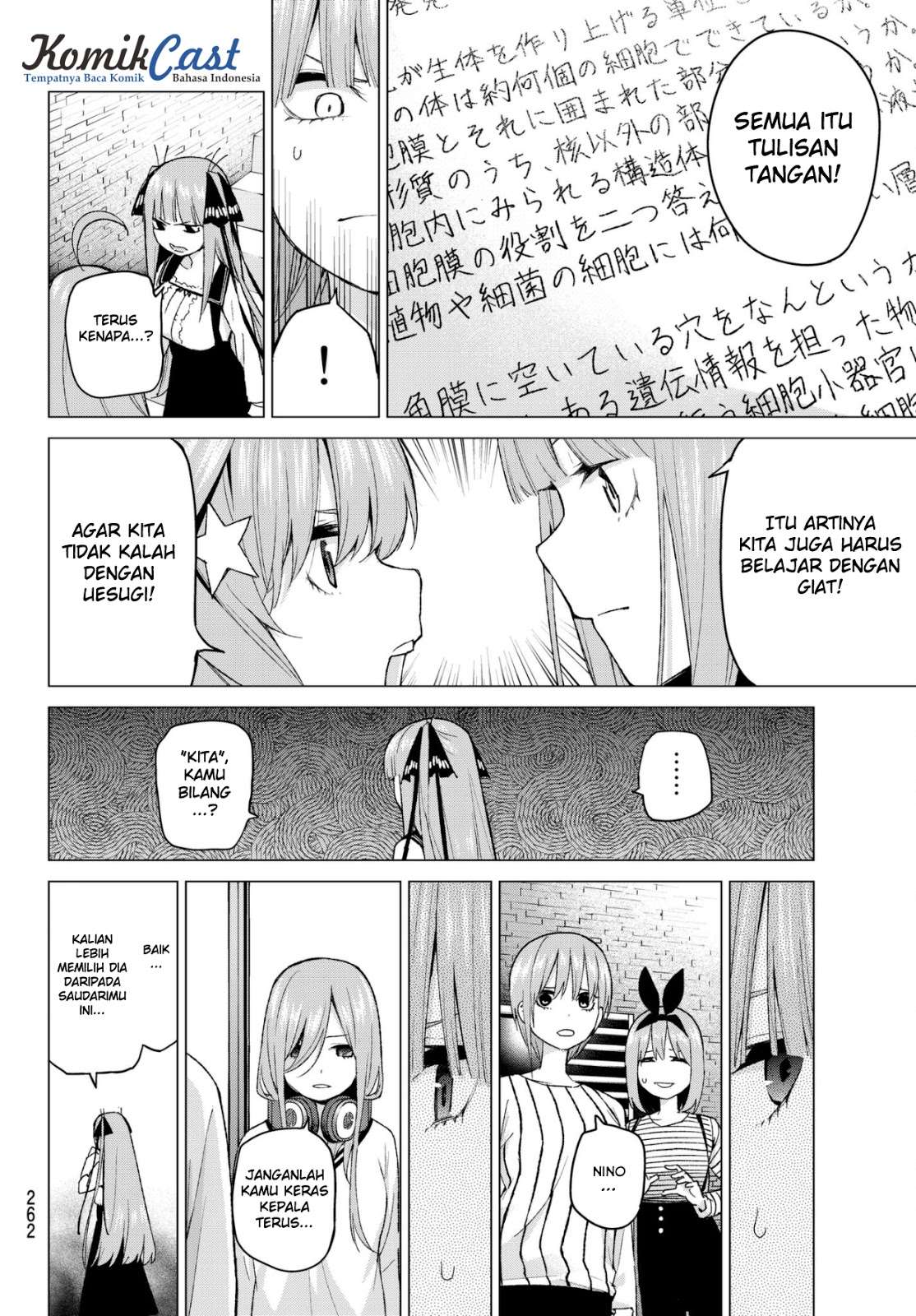 Go-toubun no Hanayome Chapter 40 - halaman 6