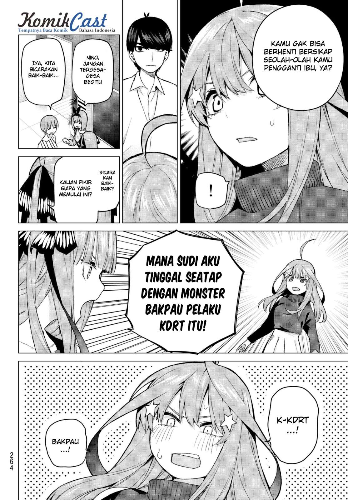 Go-toubun no Hanayome Chapter 40 - halaman 8