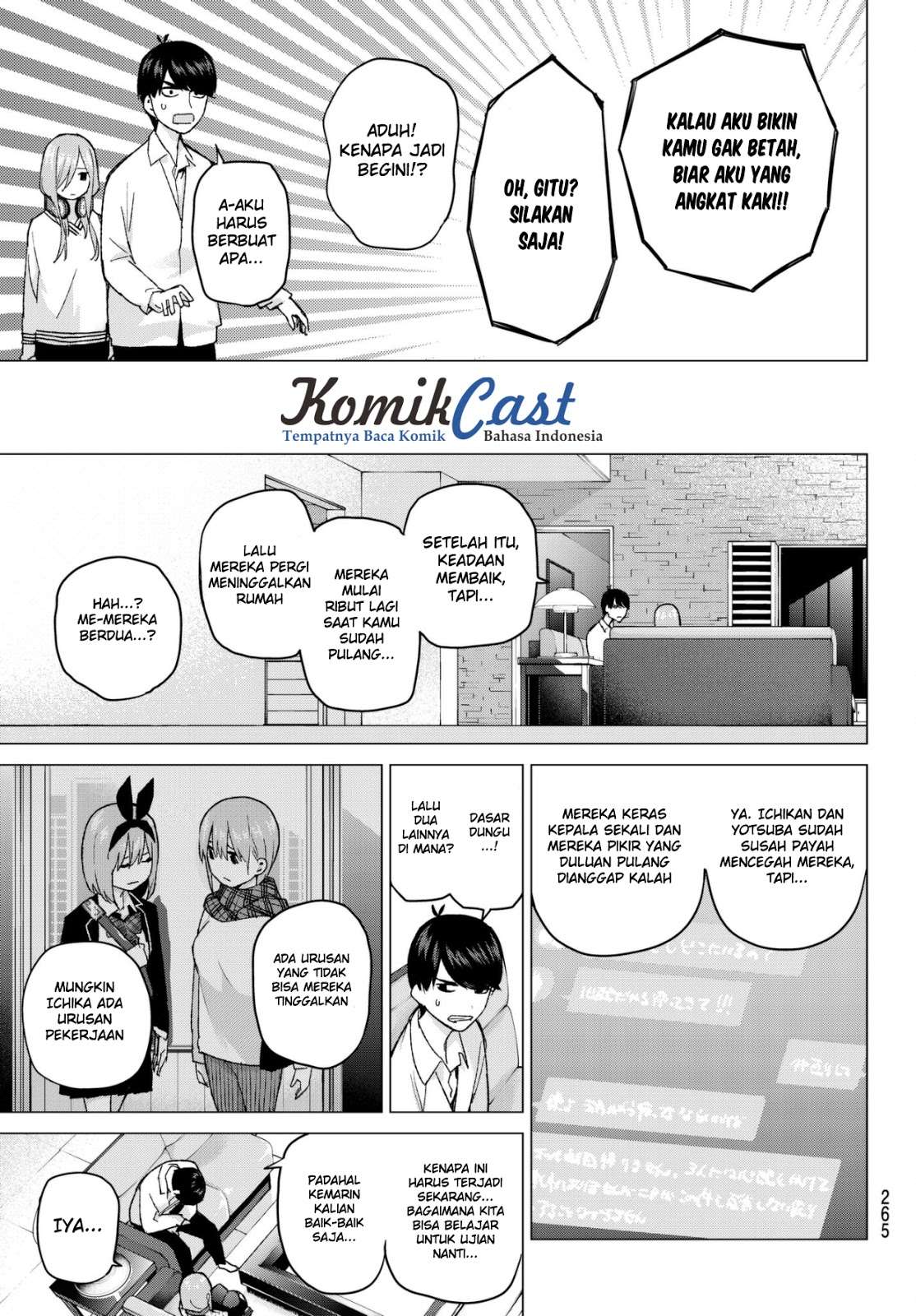 Go-toubun no Hanayome Chapter 40 - halaman 9